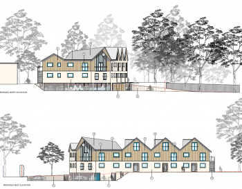 North and West elevations