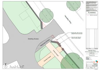 Widening access from Headley Way